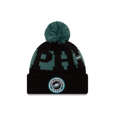 Sapca New Era Philadelphia Eagles NFL Cold Weather Sport Knit Beanie - Verzi